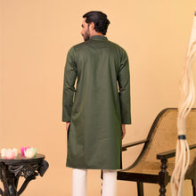 Load image into Gallery viewer, Mens Embroidery Panjabi-Eggplant

