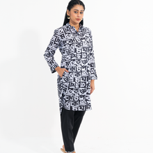 Load image into Gallery viewer, Ladies Tunic- White Black
