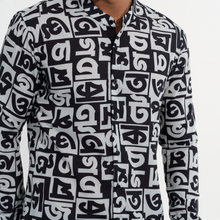 Load image into Gallery viewer, Mens Casual Shirt- White/Black

