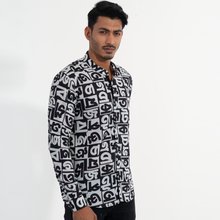 Load image into Gallery viewer, Mens Casual Shirt- White/Black
