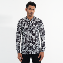Load image into Gallery viewer, Mens Casual Shirt- White/Black
