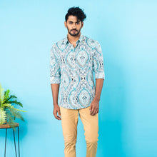 Load image into Gallery viewer, Mens Casual Shirt- Powder Blue
