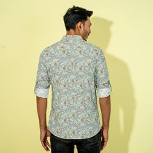 Load image into Gallery viewer, Mens Casual Shirt- Gray/Green
