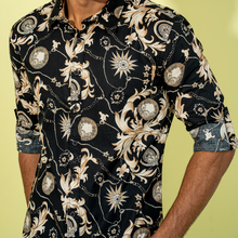 Load image into Gallery viewer, Mens Casual Shirt- Black
