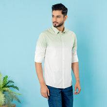 Load image into Gallery viewer, Mens Casual Shirt- Olive/White
