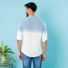 Load image into Gallery viewer, Mens Casual Shirt- Navy/White
