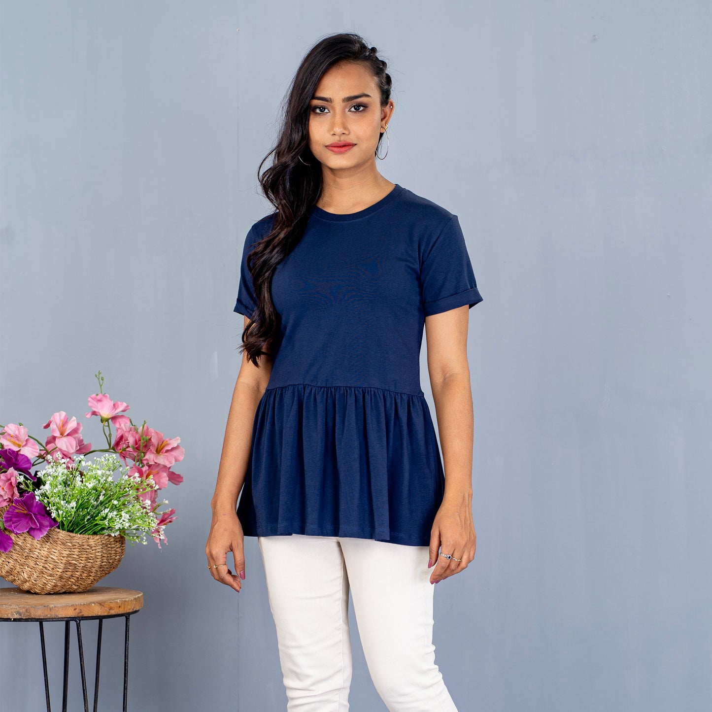 Ladies T-Shirt- Navy