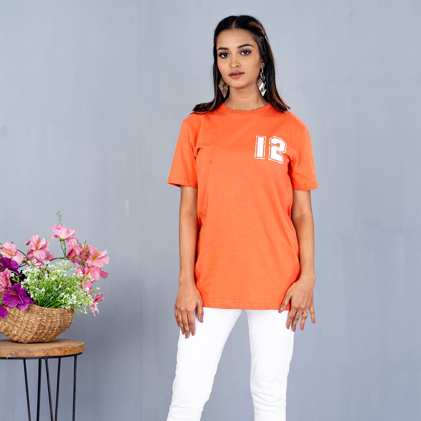Ladies T-Shirt- Burnt Sienna