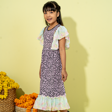Load image into Gallery viewer, Girls Frock- Purple
