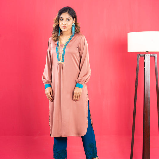 Womens Kurti- Brown