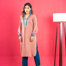 Load image into Gallery viewer, Ladies Kurti- Brown
