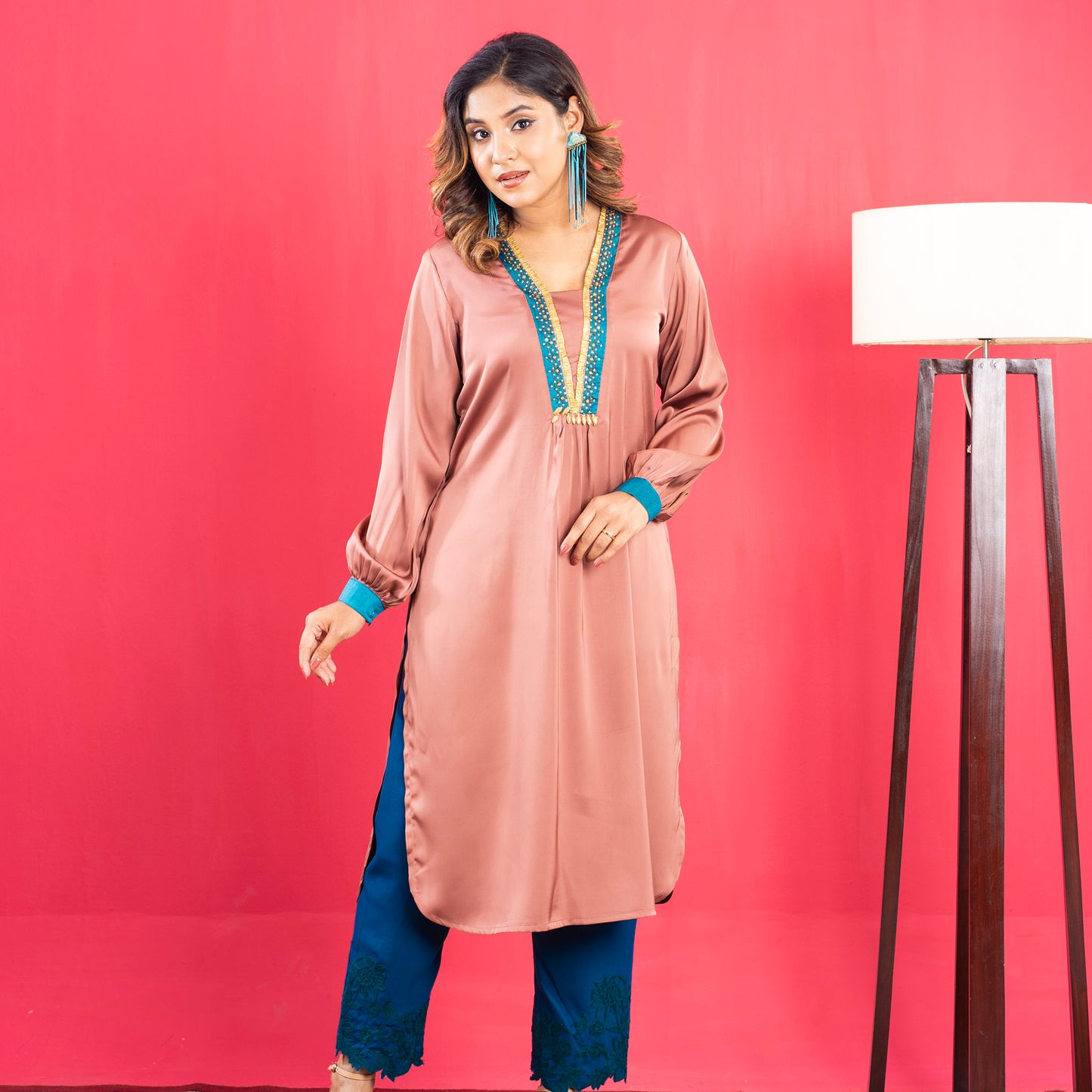 Womens Kurti- Brown