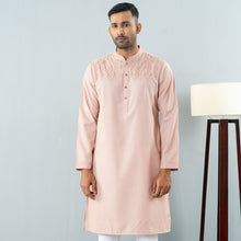 Load image into Gallery viewer, Mens Embroidery Panjabi- Light Mauve
