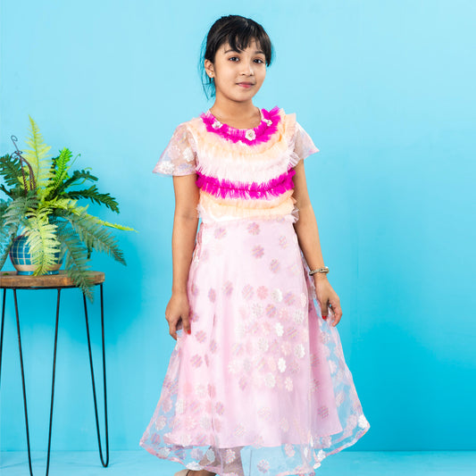 Girls Gown- Pink