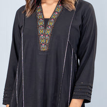 Load image into Gallery viewer, Ladies Kurti- Black
