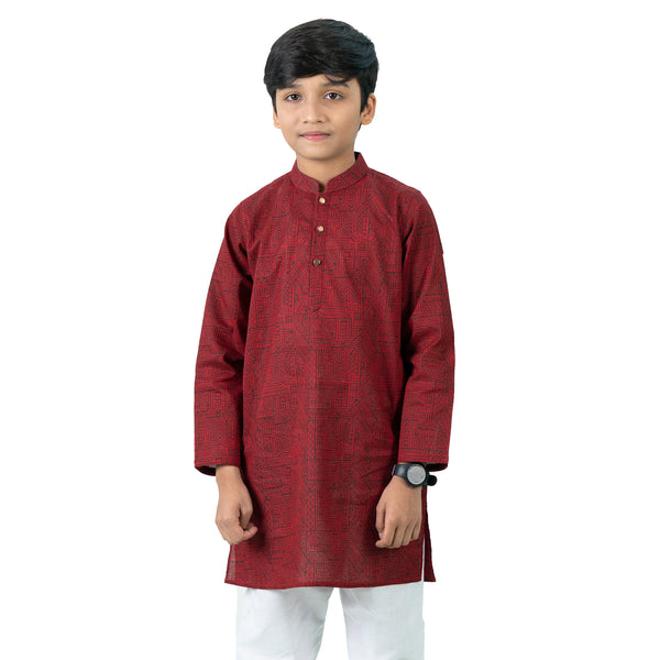 Boys Panjabi- Maroon 1