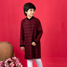 Load image into Gallery viewer, Boys Panjabi- Red
