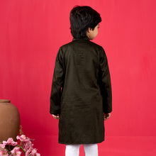 Load image into Gallery viewer, Boys Basic Panjabi- Olive
