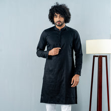 Load image into Gallery viewer, Mens Panjabi- Black
