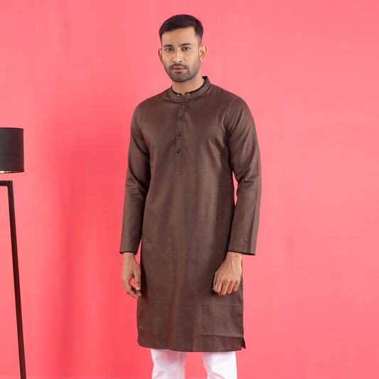 Mens Panjabi- Brown