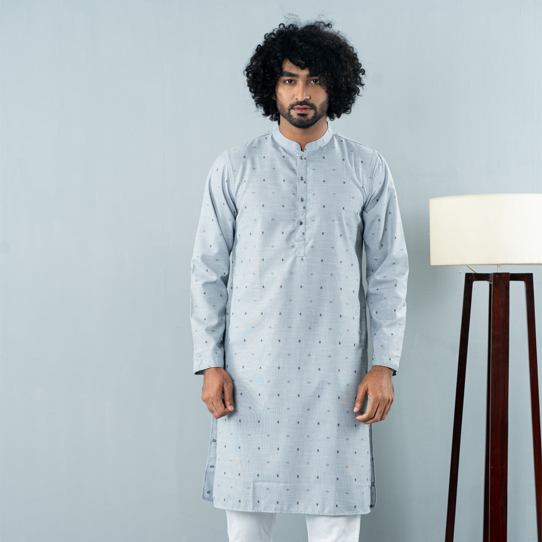 Mens Panjabi- Sky Blue