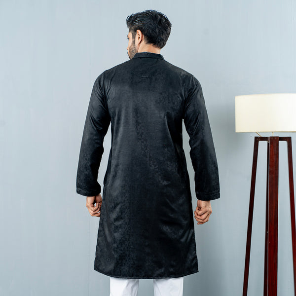 Mens Basic Panjabi- Black