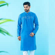 Load image into Gallery viewer, Mens Panjabi- Azure Blue
