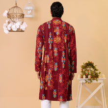 Load image into Gallery viewer, Mens Panjabi-Maroon
