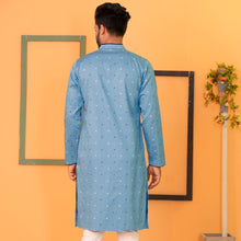Load image into Gallery viewer, Mens Panjabi- Mexican Blue
