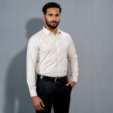 Load image into Gallery viewer, Mens Formal Shirt- Ecru
