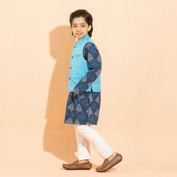 Boys Vest- Sky Blue