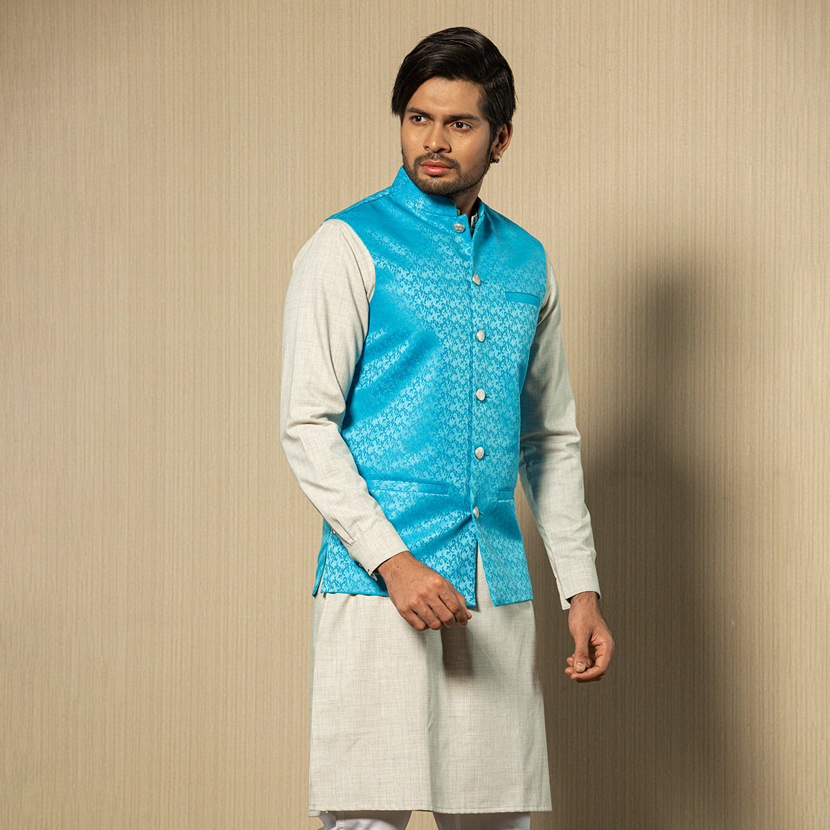 Mens Vest - Sky Blue