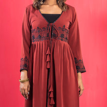 Load image into Gallery viewer, Ladies Cadigan- Brown
