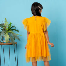 Load image into Gallery viewer, Girls Frock- Yellow
