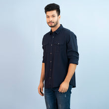 Load image into Gallery viewer, Mens Casual Shirt-Navy
