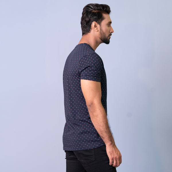 Mens T-Shirt-Navy