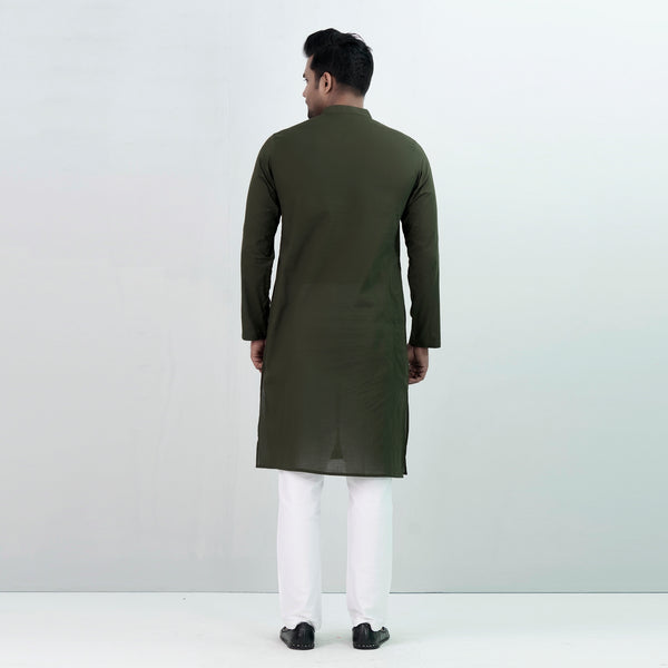 Mens Panjabi- Olive