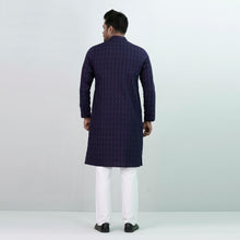 Load image into Gallery viewer, Mens Panjabi- Deep Blue
