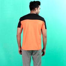 Load image into Gallery viewer, Mens T-Shirt- Black &amp; Orange
