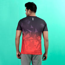 Load image into Gallery viewer, Mens T-Shirt- Black &amp; Red
