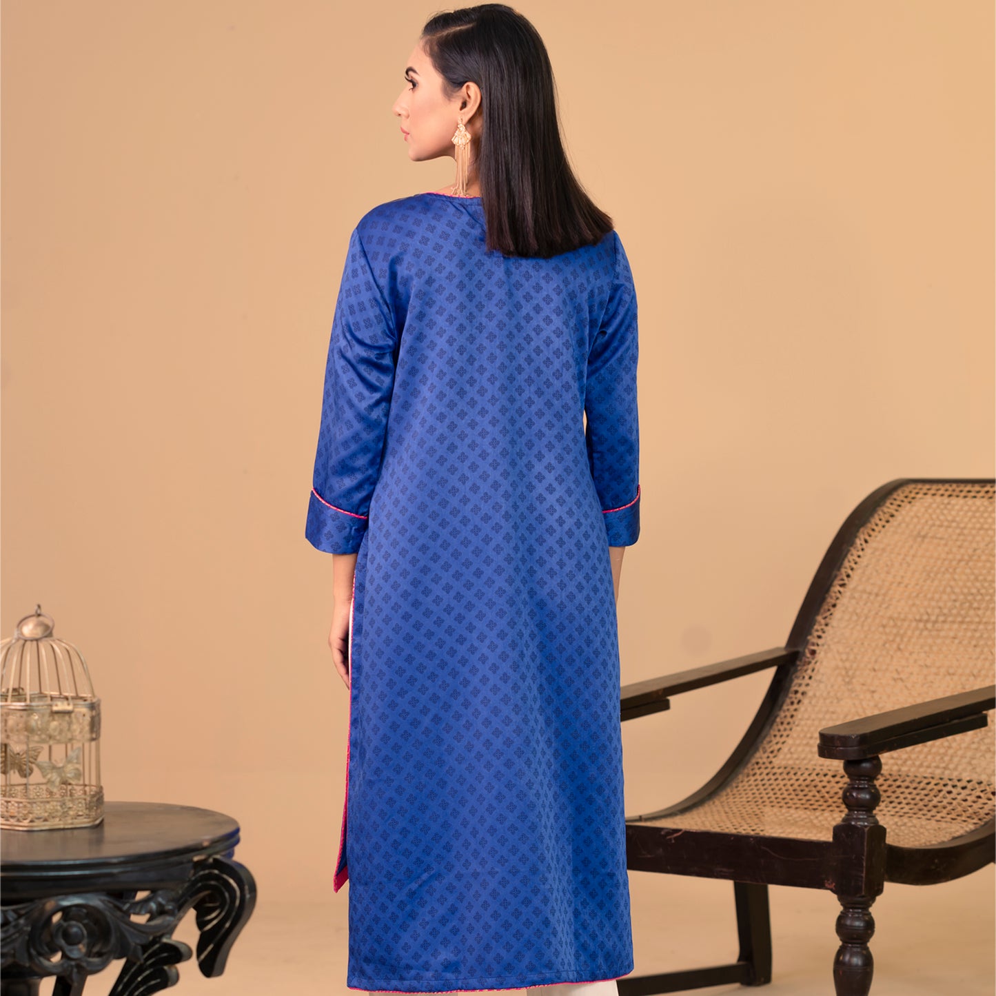 Womens Kurti-Royal Blue