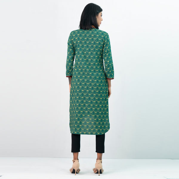 Ladies Kurti- Green