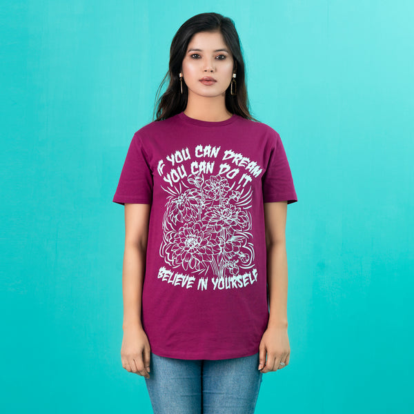 Ladies T-Shirt- Purple