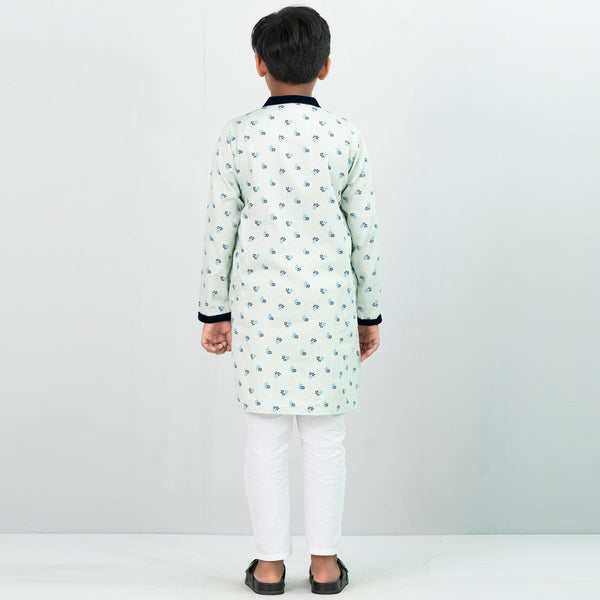 Boys Panjabi- Sea Green