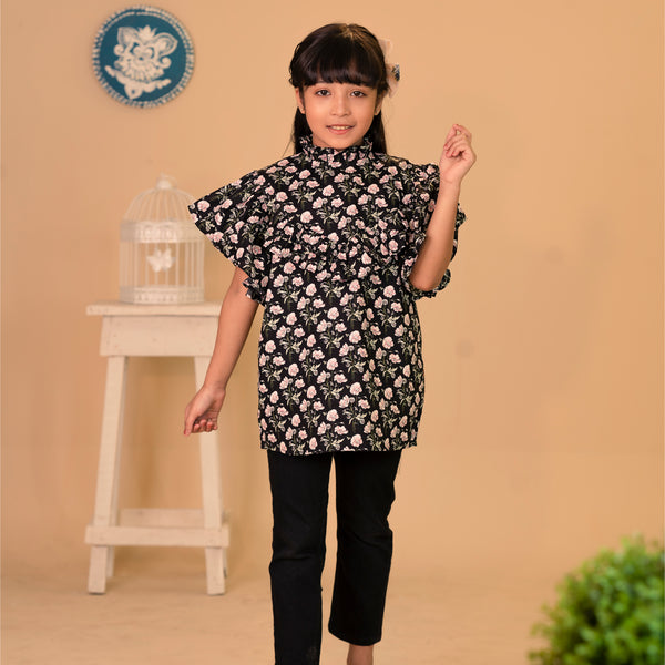 Girls Tops-Black