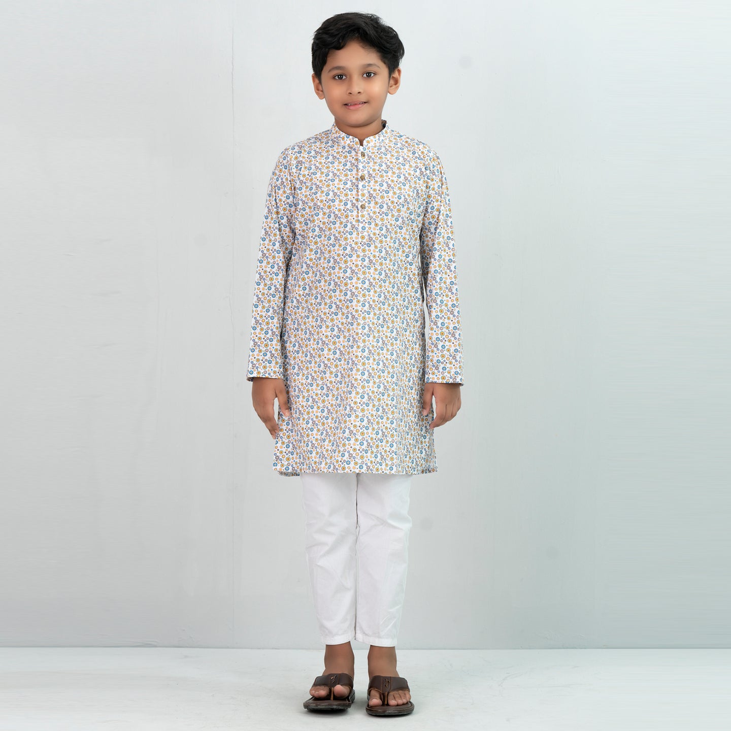 Boys Panjabi- White
