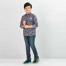 Load image into Gallery viewer, Boys Casual Shirt- Navy
