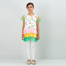 Load image into Gallery viewer, Girls Tunic- White
