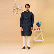 Load image into Gallery viewer, Mens Panjabi-Deep Blue
