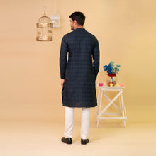 Load image into Gallery viewer, Mens Panjabi-Deep Blue
